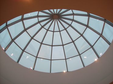 Particolare cupola vista dall'interno